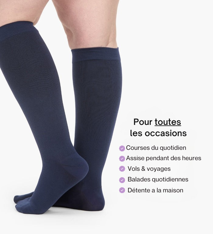 Chaussettes de compression
