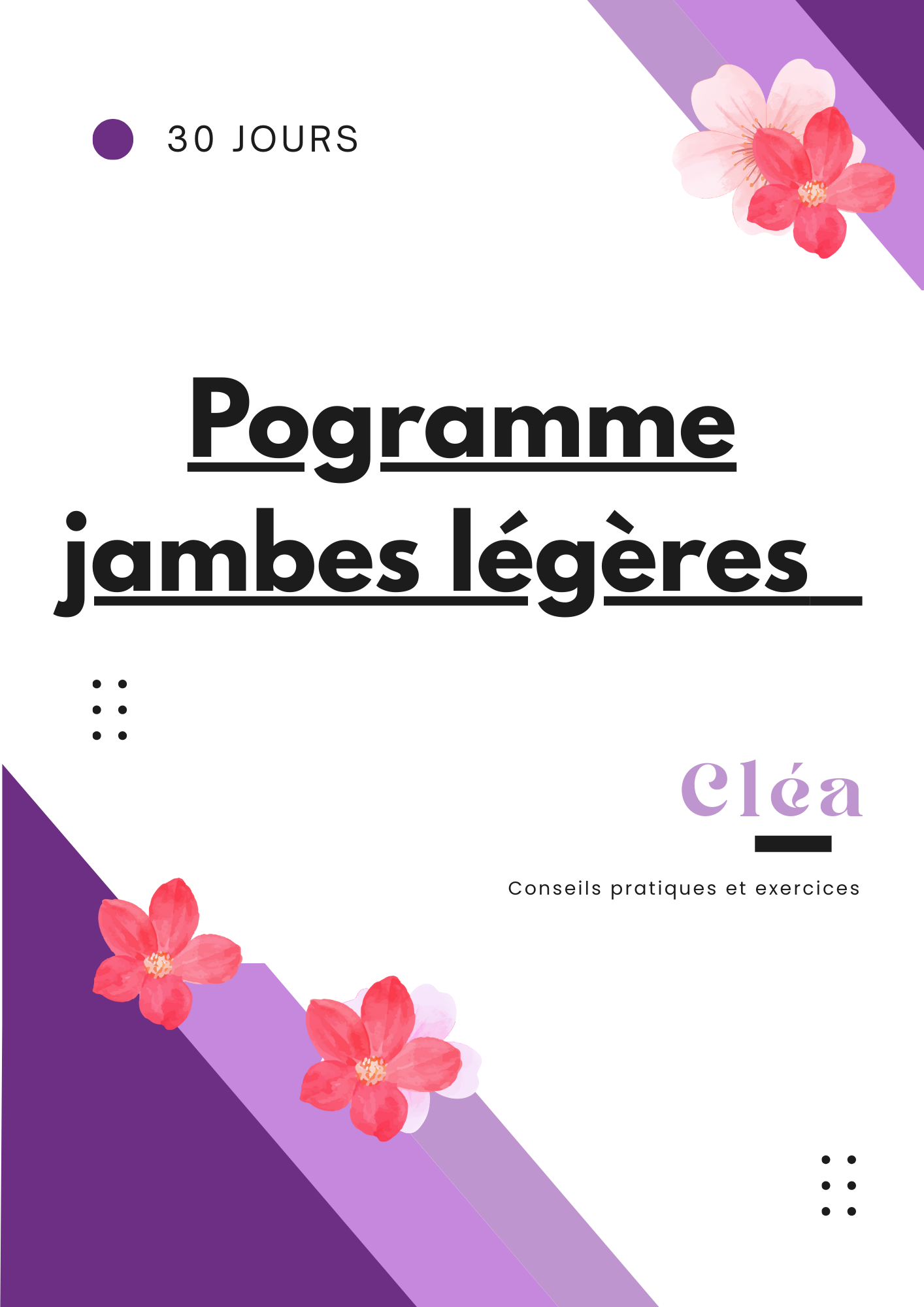 Programme 30 JOURS - jambes légères